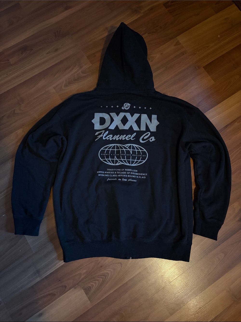 Men’s Dixxon Flannel Co “Traditions of Rebellion” Zip Up Sweater.